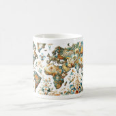Wunderschön gestaltete World Maps Tasse & Cups (Mittel)