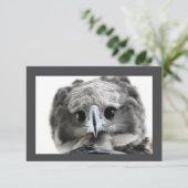 "Wunderschön Harpy Eagle" Dankeskarte (Stehend Vorderseite)