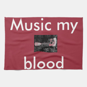 Wunderschön Liebenswürdig Gitarre Afrikanisches Gr Handtuch