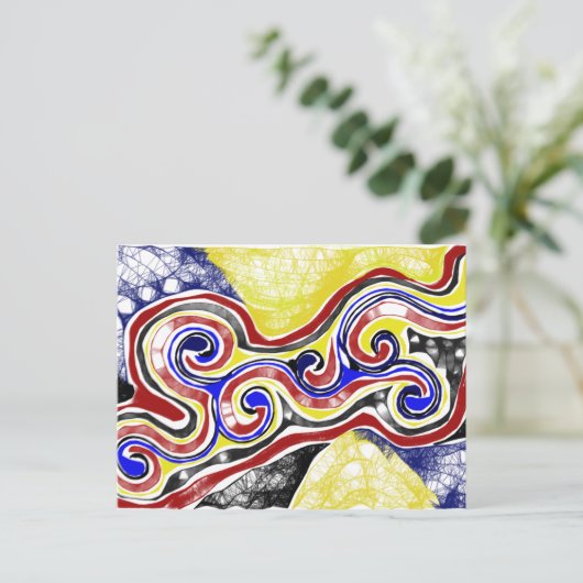 wunderschön postkarte (Stehend Vorderseite)