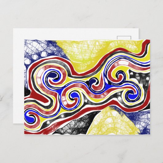 wunderschön postkarte (Vorne/Hinten)