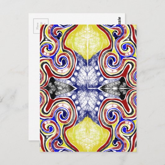 wunderschön postkarte (Vorne/Hinten)