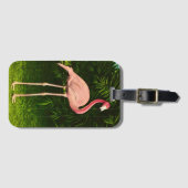Wunderschön rosa Flamingo Gepäckanhänger (Vorderseite (Horizontal))