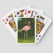 Wunderschön rosa Flamingo Spielkarten (Rückseite)