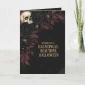 Wunderschön schöne Halloween-Karte Karte (Vorderseite)