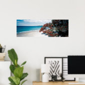 Wunderschön Waiheke - Strand von Onetangi Poster (Heimbüro)