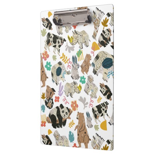 Wunderschön Whimsisch Gerecycelt Art Klemmbrett (Links)