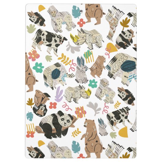 Wunderschön Whimsisch Gerecycelt Art Klemmbrett (Rückseite)