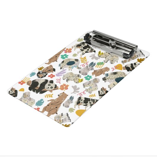 Wunderschön Whimsisch Gerecycelt Art Mini Klemmbrett (Gewinkelt3)