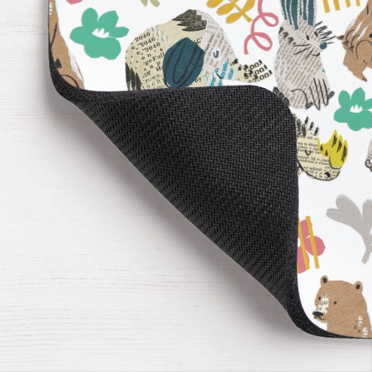 Wunderschön Whimsisch Gerecycelt Art Mousepad (Ecke)