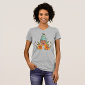 Wunderschöne afrikanische Frau mit Blume T-Shirt (Vorne ganz)