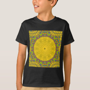 Wunderschöne afrikanische Golden Yellow Tribal Kun T-Shirt