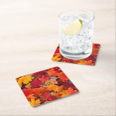 Wunderschöne Ahornbäume-Blätter Rechteckiger Pappuntersetzer (Vor Ort)