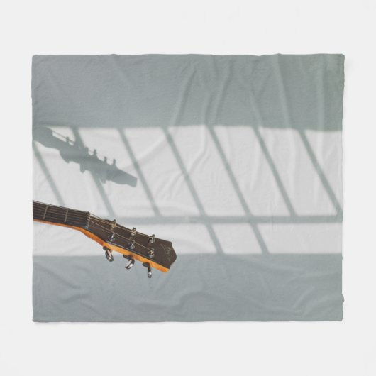Wunderschöne akustische Gitarre Fleecedecke (Vorderseite (Horizontal))