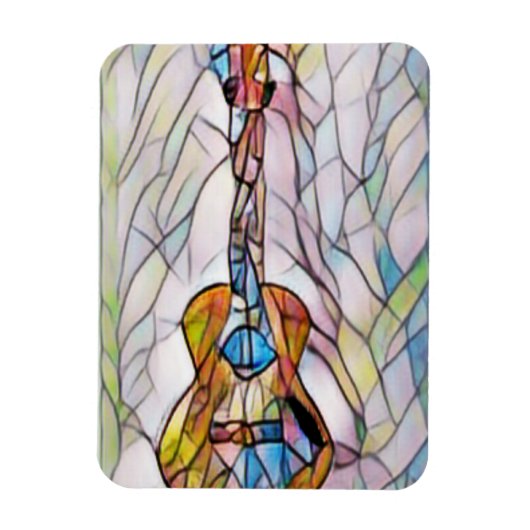 Wunderschöne akustische Gitarre Magnet (Vertikal)