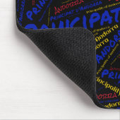 Wunderschöne Andorra Flag Farben Patriotic Mousepad (Ecke)