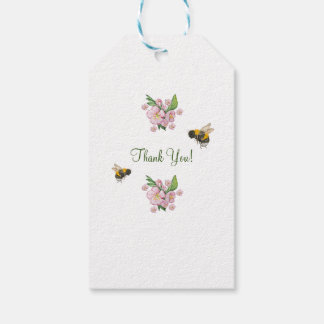 Wunderschöne Aquarellbäume Blume und е е Geschenkanhänger