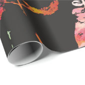 wunderschöne Aquarellmuster von Blätter. Geschenkpapier (Rolleneckpunkt)