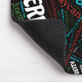 Wunderschöne aserbaidschanische Flaggenfarben Patr Mousepad (Ecke)