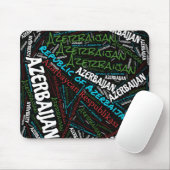Wunderschöne aserbaidschanische Flaggenfarben Patr Mousepad (Mit Mouse)