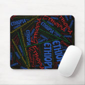 Wunderschöne äthiopische Flaggenfarben Patriotik Mousepad (Mit Mouse)