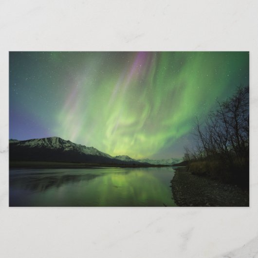 Wunderschöne Aurora Briefpapier (Vorderseite)