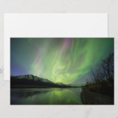 Wunderschöne Aurora Briefpapier (Vorne/Hinten)