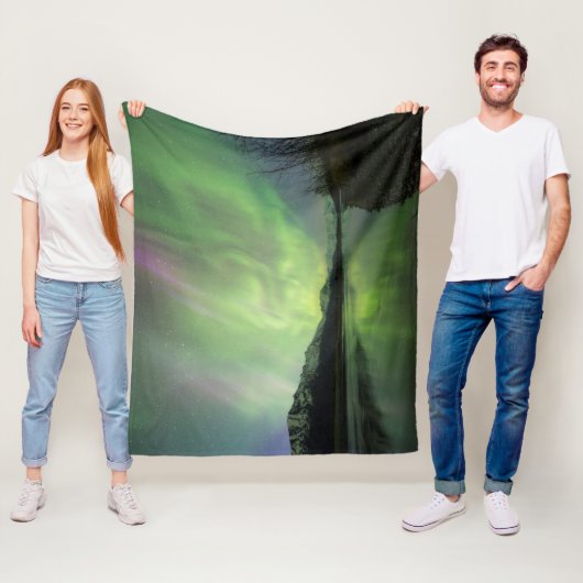 Wunderschöne Aurora Fleecedecke (Beispiel)