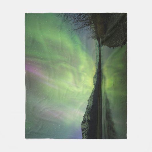 Wunderschöne Aurora Fleecedecke (Vorderseite)