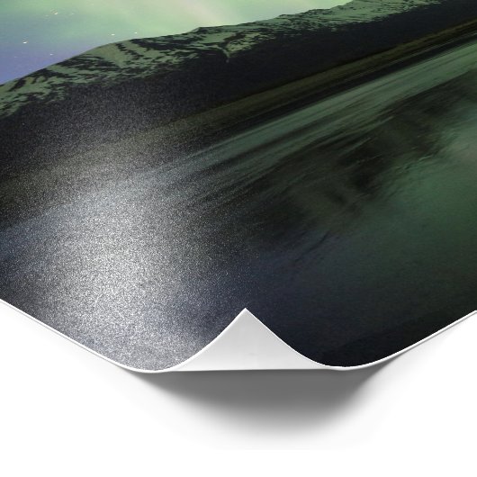 Wunderschöne Aurora Fotodruck (Ecke)