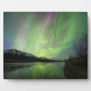 Wunderschöne Aurora Fotoplatte