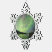 Wunderschöne Aurora Schneeflocken Zinn-Ornament (Rechts)