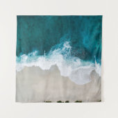 Wunderschöne Aussicht auf den Ozean Wandteppich (Vorderseite (Horizontal))