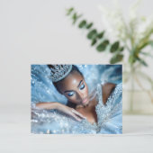 Wunderschöne Ballerina im Tutu  Postkarte (Stehend Vorderseite)