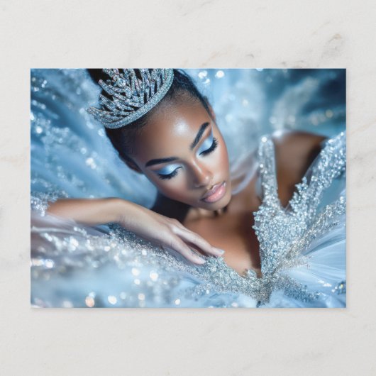 Wunderschöne Ballerina im Tutu  Postkarte (Vorderseite)