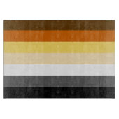 Wunderschöne Bären-Pride-Flagge Schneidebrett (Vorderseite)