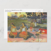 Wunderschöne Benommenheit von Paul Gauguin, Vintag Postkarte (Vorne/Hinten)