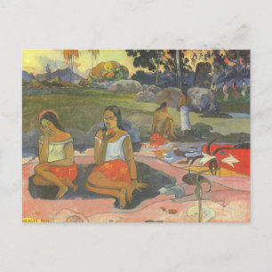 Wunderschöne Benommenheit von Paul Gauguin, Vintag Postkarte