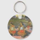 Wunderschöne Benommenheit von Paul Gauguin, Vintag Schlüsselanhänger (Rückseite)