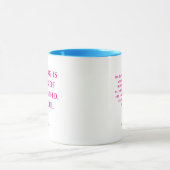 Wunderschöne beste Lehrerin überhaupt Rosa Liebe Tasse (Zentrum)