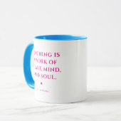 Wunderschöne beste Lehrerin überhaupt Rosa Liebe Tasse (Vorderseite Links)