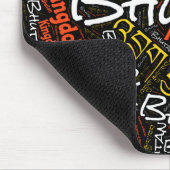 Wunderschöne Bhutan Flag Farben Patriotic Mousepad (Ecke)