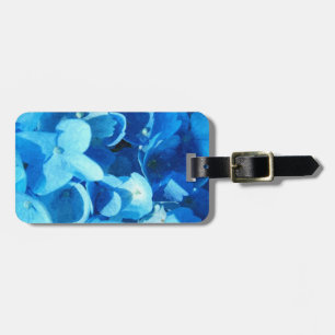 wunderschöne blaue Hortensien-Blumen-Geschenke-Art Gepäckanhänger