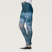 Wunderschöne blaue Waves Leggings (Links)