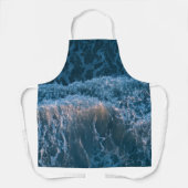 Wunderschöne blaue Waves Schürze (Vorderseite)