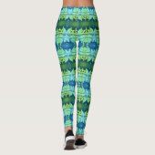 Wunderschöne blauer Leggings zum Sturz (Rückseite)