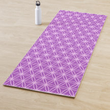 Wunderschöne Blume des Lebens in violetten Schatti