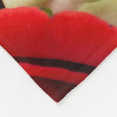 wunderschöne Blume Fleecedecke (Ecke)