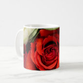 wunderschöne Blume Kaffeetasse (Vorderseite Links)