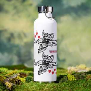 wunderschöne Blume Trinkflasche